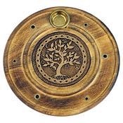 Tree of Life Handmade Incense Holder Burner image
