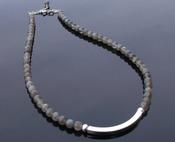 Labradorite Necklace Sterling Silver image