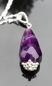 Amethyst pendant necklace image