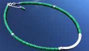 Green Quartz necklace Sterling Silver image