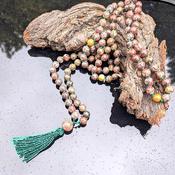 Leopard Skin Jasper Mala