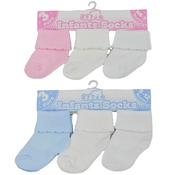 Soft Touch 3 Pack Baby Socks (S92) image