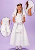 Peridot Rose Communion Dress (P133) image