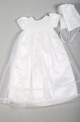 Beau Kid Christening Gown &amp; Bonnet (8202) image
