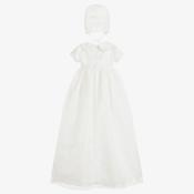 Beau Kid Christening Gown &amp; Bonnet (476) image
