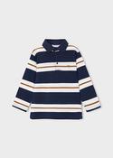Mayoral Boys Striped Long Sleeve Polo (4141) image