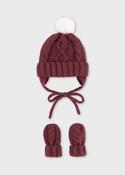 Mayoral Baby Girls Hat and Mittens Set (9120)