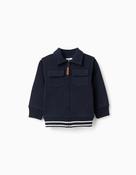 Zipped Collared Sweatshirt