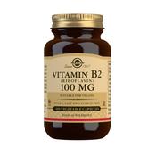 Solgar Vitamin B2 100mg 100 Vegetable Capsules image