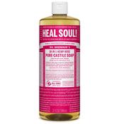 Dr Bronner Rose Castile Liquid Soap 946ml image