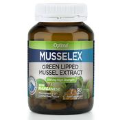 Musselex Green Lipped Mussel Extract 90 Tablets image
