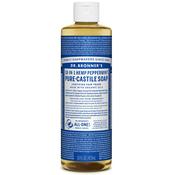 Dr Bronner Peppermint Castile Liquid Soap 472ml image