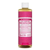 Dr Bronner Rose Castile Liquid Soap 472ml image