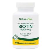 Natures Plus Biotin 10,000mcg 90 Tablets image