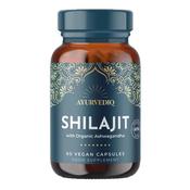 Ayurvediq Shilajit With Organic Ashwagandha 60 Capsules image