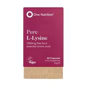 One Nutrition L-Lysine 60 Capsules image