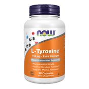 Now L-Tyrosine 750mg 90 Capsules image