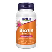 Now Biotin 5000ug 60 Capsules image