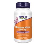 Now Resveratrol 60 Capsules image