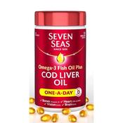 Seven Seas Omega 3 Fish Oil Plus Cod Liver Oil 120 Capsules image