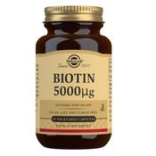 Solgar Biotin 5000 µg Vegetable Capsules Pack of 50 image