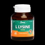 Sona L-Lysine 1000mg 45's image