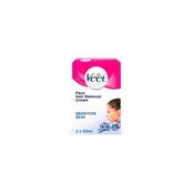 Veet Hair Removal Cream for Face - Sensitive - 2 x 50ml image