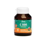 Sona C500 Chewable Tablets - Orange Flavoured Vitamin C for Immunity &amp;amp; Energy image