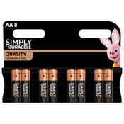 Duracell Plus AA Batteries 8 Pack - Reliable Power for All Devices image