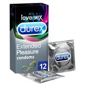 Durex Extended Pleasure Condoms 12 Pack - Last Longer &amp;amp; Enhance Intimacy image