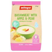 Milupa Buckwheat with Apple &amp;amp; Pear Baby Cereal 210g - 6 Months+