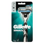 Gillette Mach3 Razor for Men: Smooth Shave + 1 Blade | Stay Sharper Longer image
