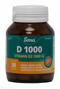 Sona D1000 Vitamin D3 30s image