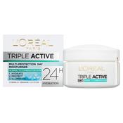 L'Oreal Paris Triple Active Day Moisturiser Normal to Combination Skin 50ml image