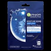 Garnier Moisture Bomb Night-Time Deep Sea Water and Hyaluronic Acid Face Sheet Mask 32g image