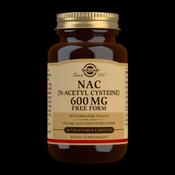 Solgar NAC (N-Acetyl-L-Cysteine) 600 mg Vegetable Capsules 60Pk image