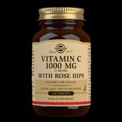 Solgar Vitamin C 1000 mg with Rose Hips Tablets 100Pk image
