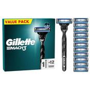 Gillette Mach3 Blades 12-Pack: Close Shave, Less Irritation image