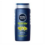 Nivea Men Energy Shower Gel 400ml - Invigorating Body, Face &amp;amp; Hair Wash