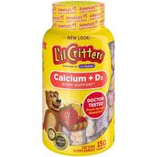 L'il Critters Calcium + D3 Gummies for Kids - 150 Count | Bone &amp;amp; Immune Support image