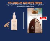 Vita Liberata Blur Drops Medium | Instant Body Makeup with Free Exfoliating Mitt