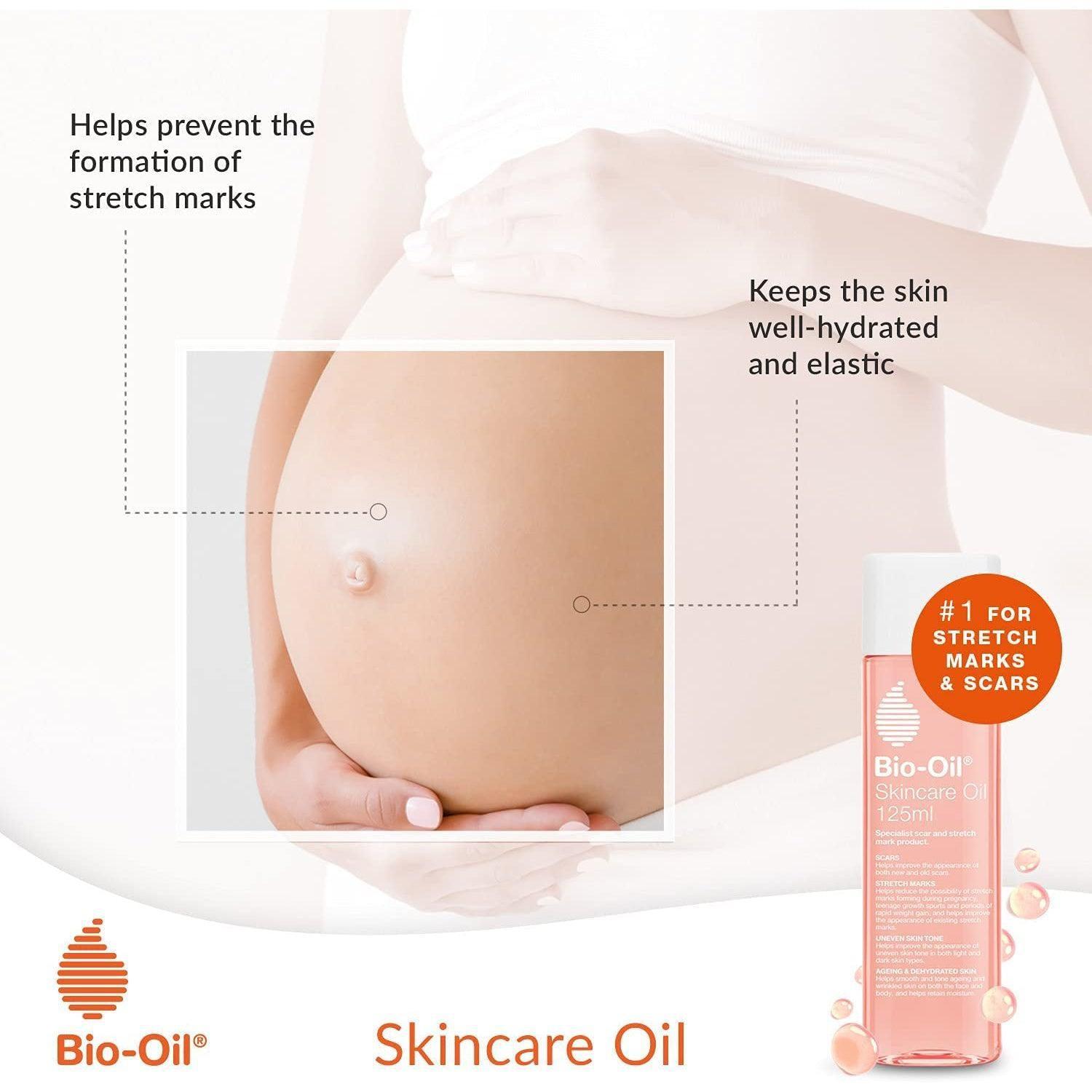 Bio-Oil Skincare Oil 60ml - Improves Scars, Stretch Marks, Uneven Skin Tone, Aging & Dehydrated Skin