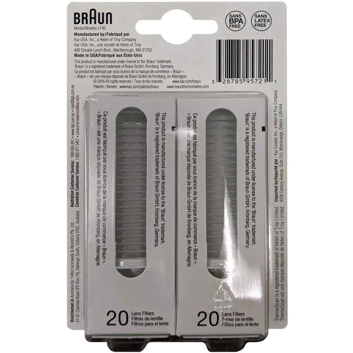 Braun ThermoScan Probe Covers 40 Pack - Hygienic & Accurate Readings