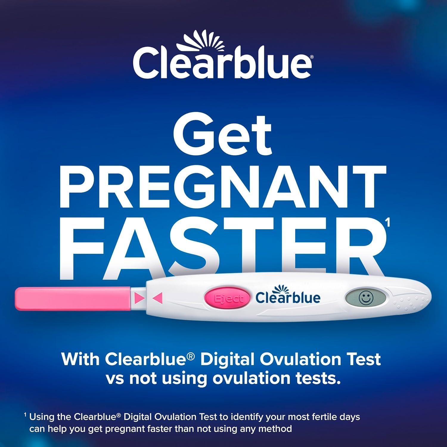 Clearblue Digital Ovulation Test - Over 99% Accurate - Identify 2 Most Fertile Days - 10 Tests
