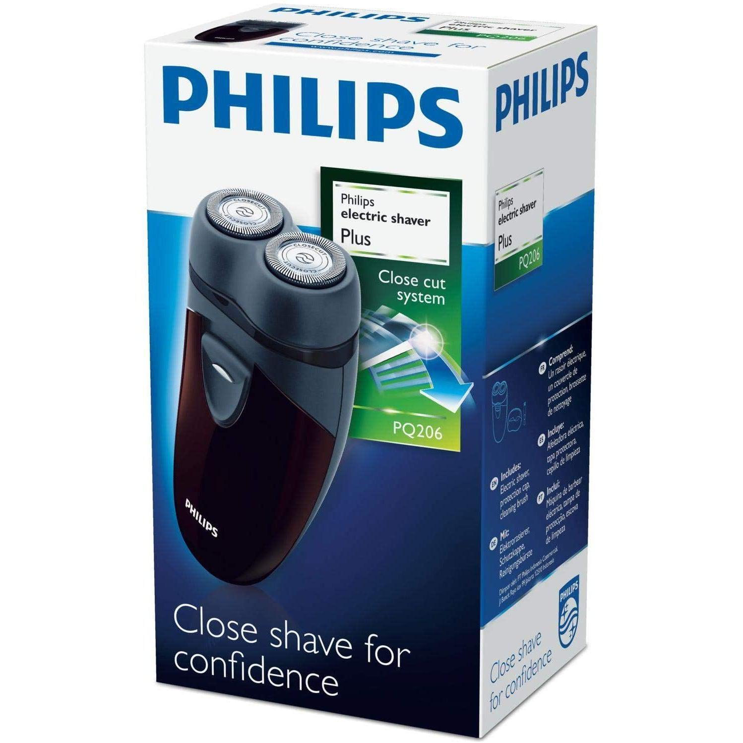 Philips Men's Electric Travel Shaver - Cordless, Close Cut System, Self-sharpening blades
