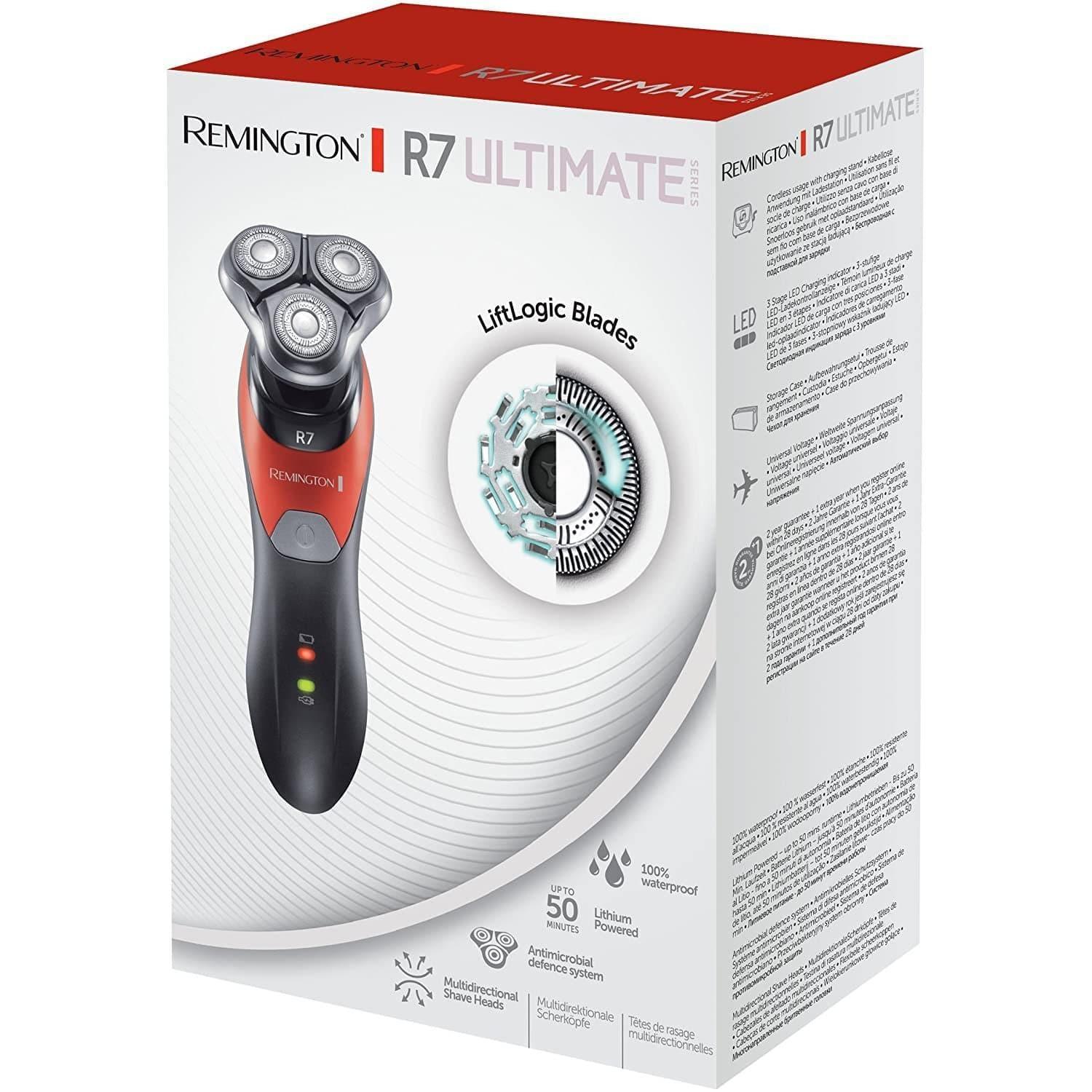 Remington Men s R7 Ultimate Series Rotary Electric Shaver with Pop