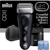 Braun Series 8 Electric Shaver for Men, Wet &amp; Dry Razor with 4+1 Precision Head &amp; Trimmer, 5in1 SmartCare Center, 8663CC, Grey image