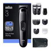 BRAUN Series 3 AIO3560 10-in-1 Trimmer - Black -Trimmer / Multi Groomer