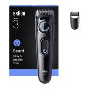 BRAUN Series 3 BT3500 Beard Trimmer with 2 x Styling Tools and 20 Lengths - Black
