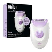 Braun Silk-épil Series 3 3-000 Epilator - White &amp; Purple